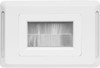 Dynalink Flat White Brush Entry Wallplate - Clipsal Pro