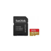 SanDisk Extreme microSDXC, SQXAA 128GB, V30, U3, C10, A2, UHS-I, 190MB/s R, 90MB/s W, 4x6, SD adaptor, Lifetime Limited, Action Cam