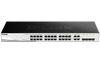 D-LINK 28-PORT GIGABIT WEBSMART SWITCH WITH 28 RJ45 AND 4 COMBO SFP PORTS