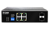 D-LINK 6P GIGABIT INDUSTRIAL POE SWITCH WITH 4 POE+ PORTS (120W) AND 2 SFP PORTS