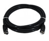 8Ware CAT6 Cable 0.25m - Black Premium RJ45 Ethernet Network LAN UTP Patch Cord 26AWG CU Jacket