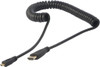MICRO-HDMI TO HDMI LEAD - COILED CABLE