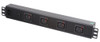 HORIZONTAL POWER RAIL - 4x C19 OUTLETS - IEC-LOCK