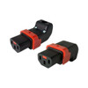IEC-LOCK C13 INLINE REWIRABLE R/A UP-DOWN