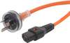 IEC-LOCK C13 TO 10A GPO PLUG