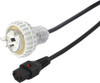 POWER LEAD IEC-LOCK C13 TO 10A CAPTIVE PLUG