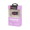 12W USB CAR CHARGER 2.4A - VERBATIM