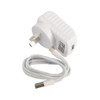 Prolink 2.4A USB Chrgr+Lightning – Type Packaged, Length 1.5M, Lead Lightning Mfi, Colour White, Voltage 5V