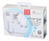 USB AC CHARGER WITH LIGHTNING CABLE 2.4A MFI