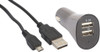 CAR CHARGER DUAL USB & MICRO USB CABLE