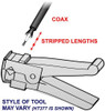 COAXIAL CABLE STRIPPER HT377