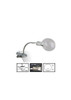 MAGNIFIER 110MM CLAMP WITH LED