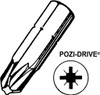 POZI-DRIVE ¼" HEX TIPS
