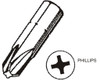 PHILLIPS ¼” HEX TIPS