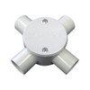 Shallow J/box 20mm 4 Way
