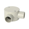 Shallow J/box 25mm 3 Way