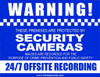 ALARM WARNING SIGN BOARDS & STICKERS
