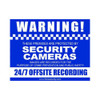 Rear CCTV Warning Pack of 4 Pcs