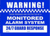 ALARM WARNING SIGN BOARDS & STICKERS