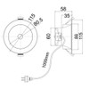 9W TRI CCT NON-DIMMABLE LED DOWN LIGHT WITH MOTION SENSOR 115mmØ