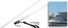 BOAT WHIPS 1.8M WHITE 1” BASE