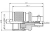 BNC SOCKET TO UHF PLUG PL259