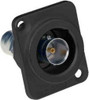 BNC PANEL SOCKET GOLD PLATED AMPHENOL