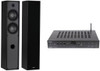 140W WIRELESS BT AMPLIFIER & 2 WAY TOWER SPEAKER BUNDLE