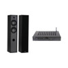 Accento Dynamica ADA140BT Amplifier + T65 Black Speakers – Type Combo Kit, Voltage 240VAC, Power 2X 70WRMS, Channels Stereo, RMS Power 101-150 Watt