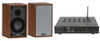 40W CLASS-AB AMP & 4" 2 WAY BOOKSHELF SPEAKER BUNDLE