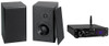 100W WIRELESS BT CLASS-D AMP & 2-WAY MINI-MONITORS BUNDLE