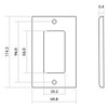 IN-WALL CONTROL KEYPAD FOR DAX88