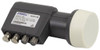 LNB KU BAND DUAL POLARITY QUAD OUT 10.7GHz