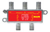4 WAY F-TYPE SPLITTER REVERSE POWER PASS
