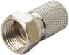 “F” PLUG RG6-QUAD TWIST-ON