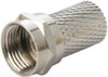 “F” PLUG RG6-DUAL TWIST-ON