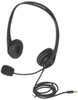 HEADSET WITH BOOM MIC - USB / QUAD PLUG