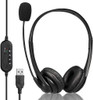 HEADSET WITH BOOM MIC - USB TYPE-A