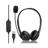 HEADSET WITH BOOM MIC - USB TYPE-A