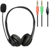 HEADSET & BOOM MIC - 2X 3.5MM PLUGS