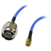"N" MALE TO SMA MALE LOW PIM PATCH CABLE 20CM