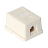 CAT-5e SURFACE MOUNT BOX SINGLE