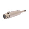 XLR FEMALE TO 6.35MM MONO PLUG