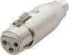 3 PIN XLR FEMALE TO RCA SOCKET