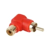 RCA M-f R/a Adapter Red