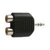 3.5MM STEREO PLUG TO 2X RCA SOCKET