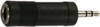 3.5MM STEREO PLUG TO 6.3MM STEREO SOCKET