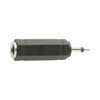 3.5MM MONO PLUG TO 6.35MM STEREO SOCKET