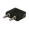 3.5MM MONO PLUGS TO 3.5MM STEREO SOCKET