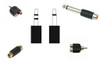 2.5mm Male Stereo plug to 3.5mm Stereo Socket.
